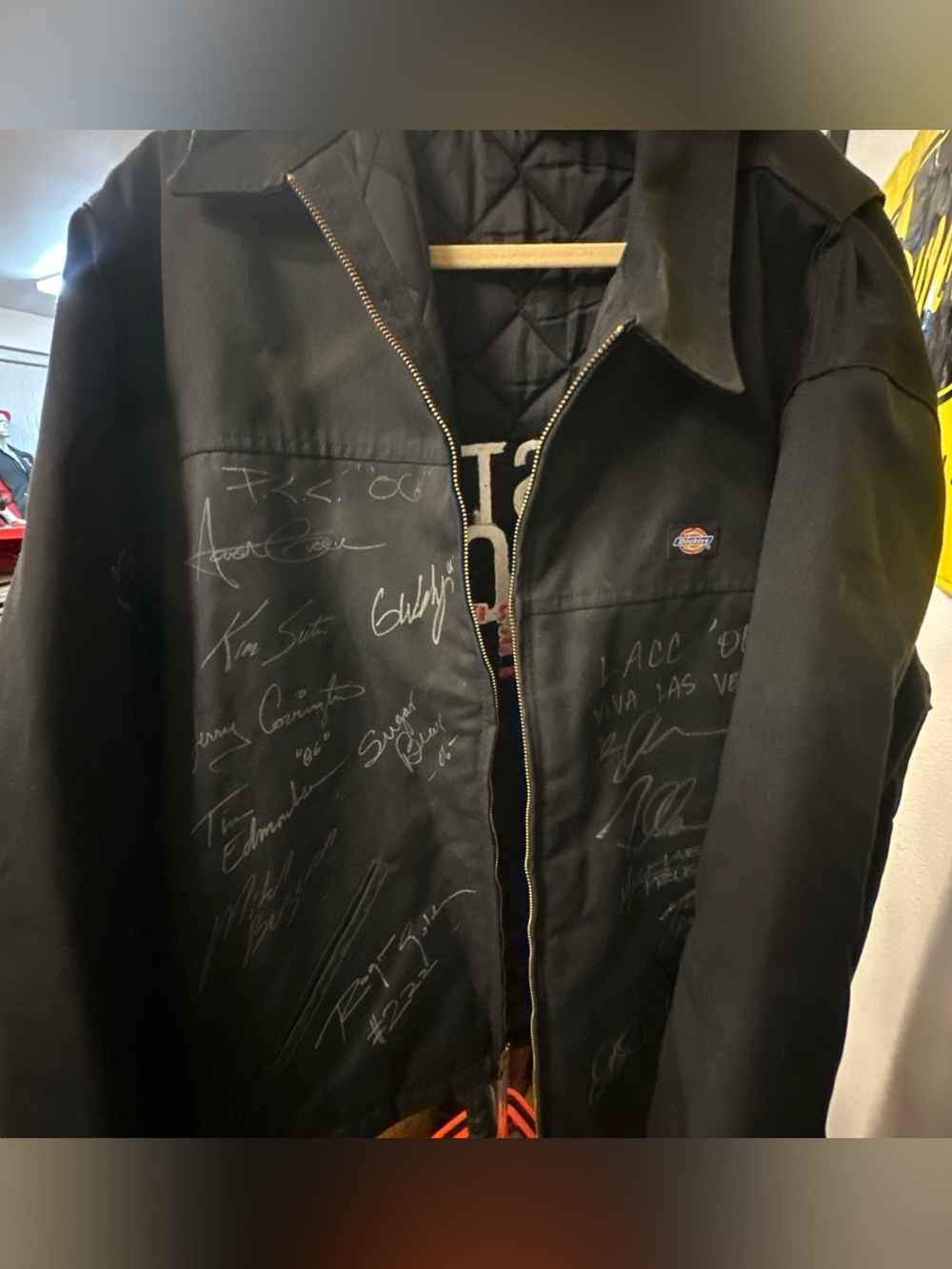 NWT Dickies Jacket 2006 Las Vegas Bike fest Artistry In Iron signed Jesse Rookie
